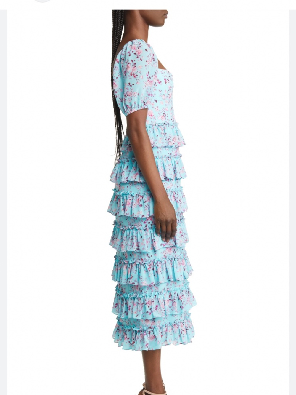 Wayf Tiered Midi Dress